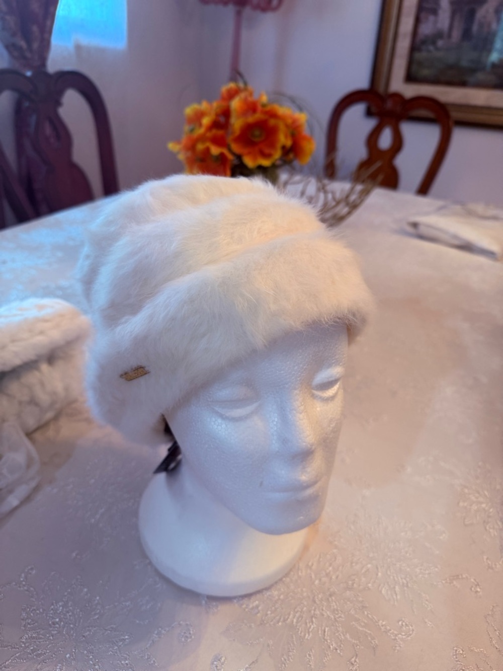 Kangol Ivory Faux Fur Women's Winter Hat